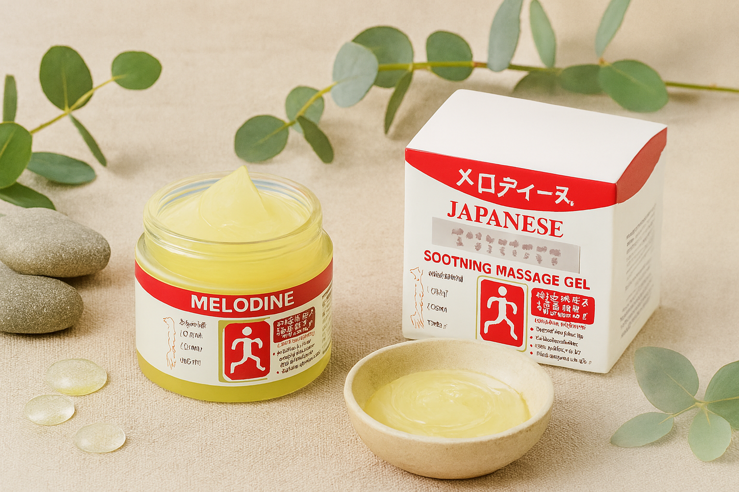 Japanese Soothing Massage Gel (Pack of 2)