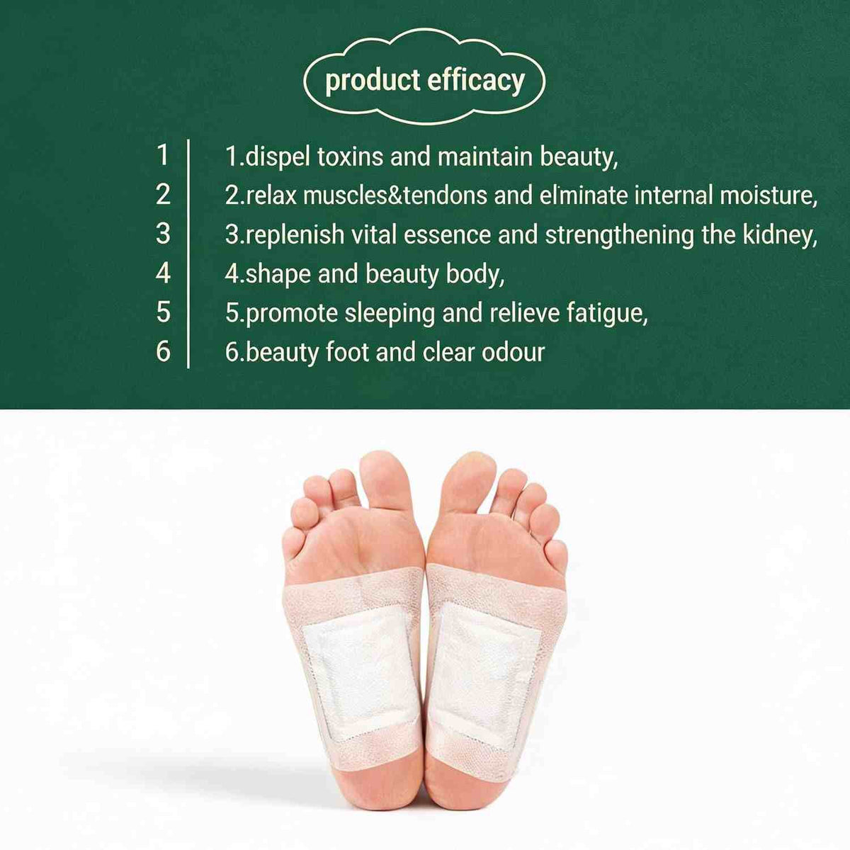 Veloura Natural Detox Foot Pads (Buy 1 Get 1 Free)