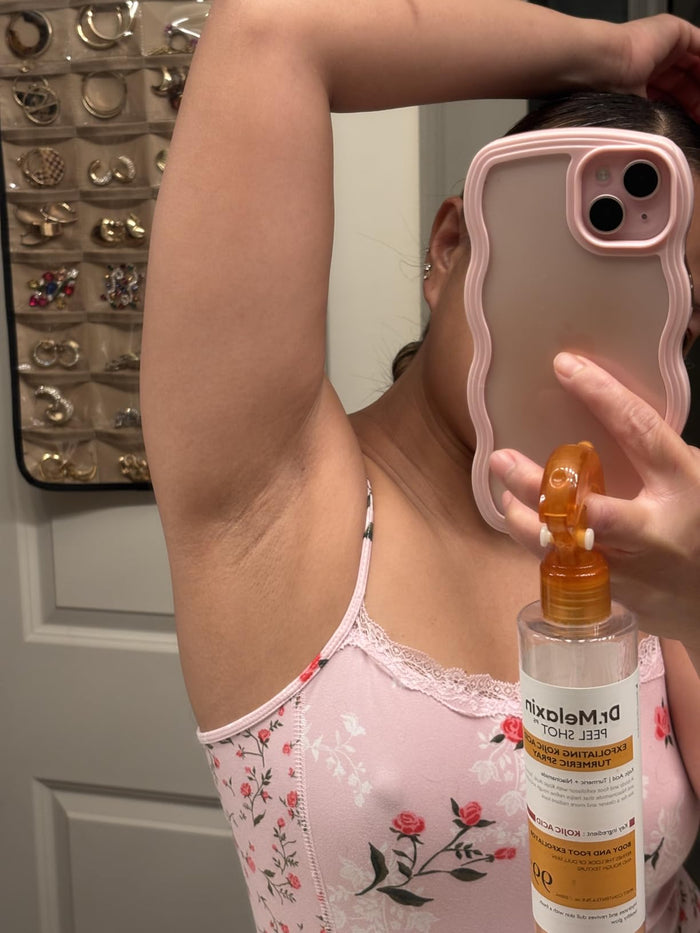 Underarms look smoother and fresher now