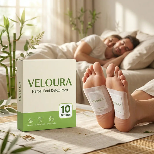 Veloura Natural Detox Foot Pads (Buy 1 Get 1 Free)